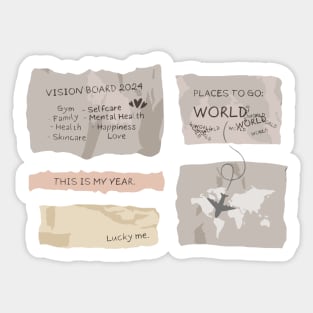 Travel the world Sticker
